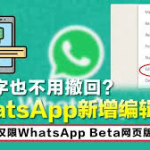 WhatsApp 商务账户